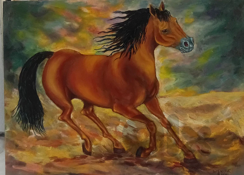 brown horse