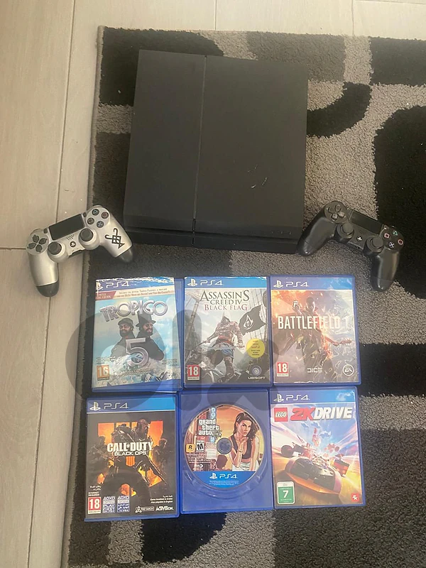 Open Box PS4 Bundle-2 Controllers + 6 Top Games | Clean & Fully Tested