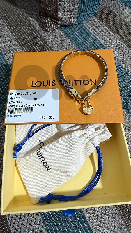 LV Crazy In Lock Charm Bracelet