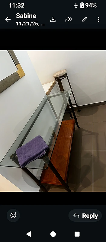 Table Concoule  Antique