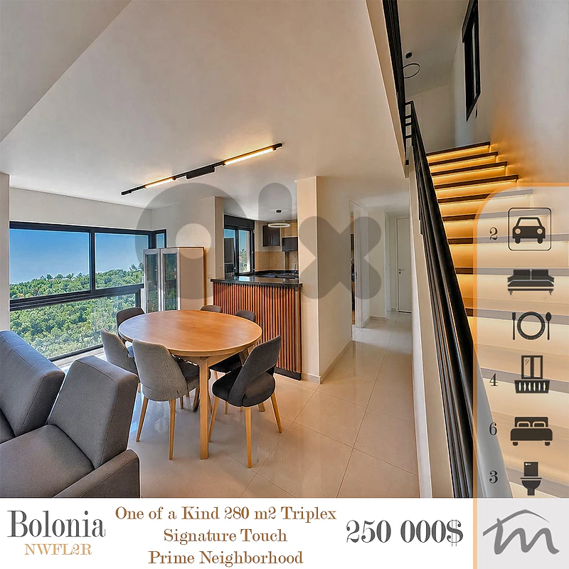 Bolonia | One of a Kind 280m² Triplex | Class A Neighborhood | Prime