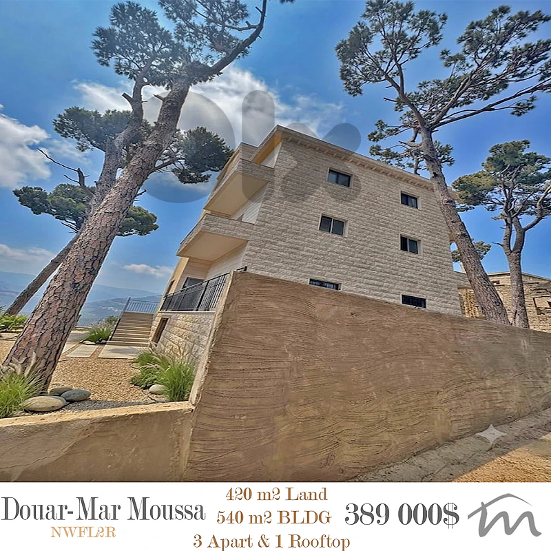 Douar | 420m² Land + 540m² 3 Floors Building | 3 Apartments + Rooftop