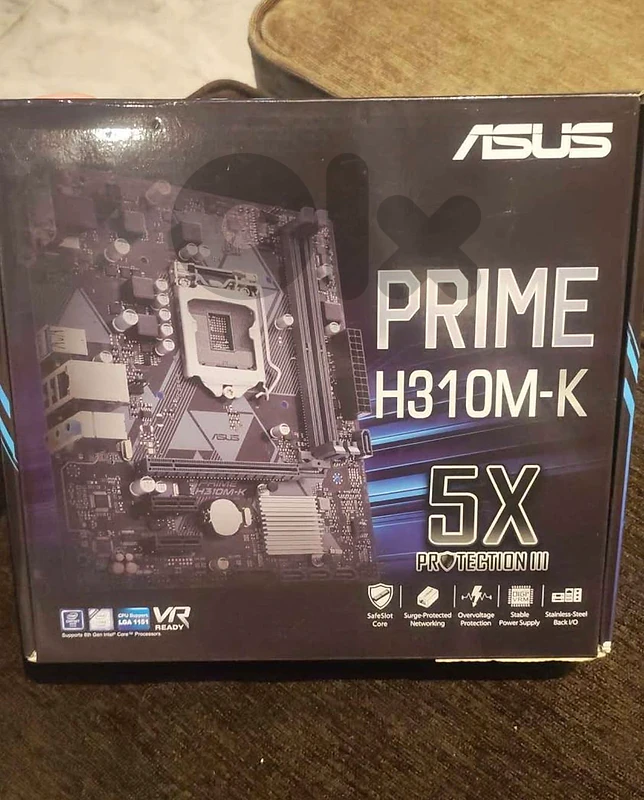 asus prime h310M-K with cpu