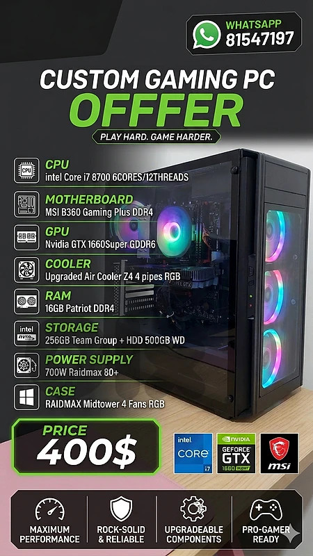 Refurbished/used PC still in perfect condition no OC