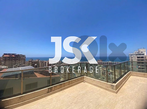L21634 Apartment with Sea View For Sale in Khaldeh