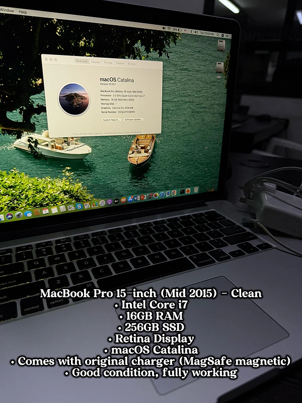 MacBook Pro 15-inch– Clean