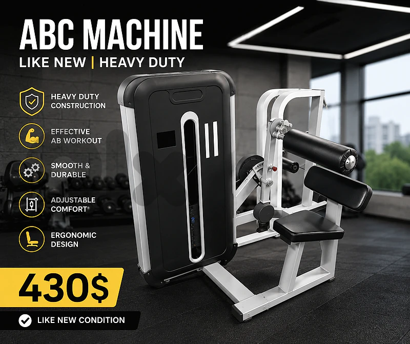 Abc machine like new heavy duty 430$