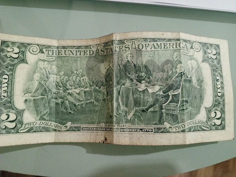 2 USD bill