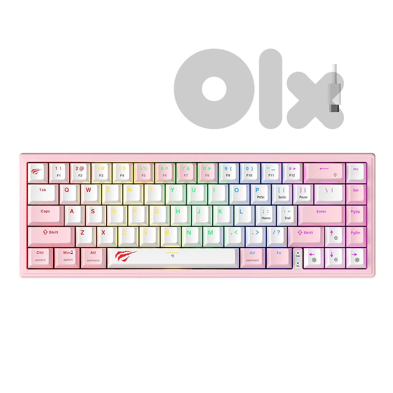 HAVIT KB874L Pink 75% Compact Mechanical Gaming Keyboard HAVIT KB874L Pink 75% Compact Mechanical Gaming Keyboard