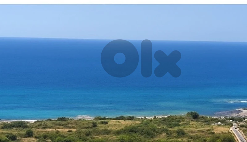 Land +splendid sea & mountain view in Barbara for sale/أرض في البربارة