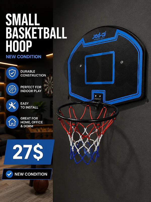 Small basketball hoops new 27$