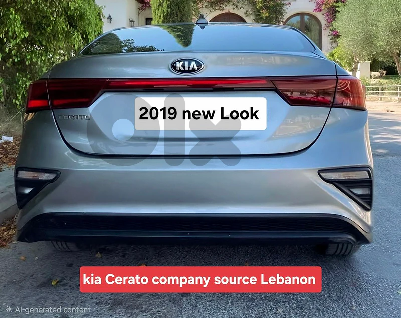 Kia Cerato 2019 New Look مصدر الشركة لبنان