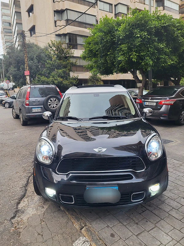 Mini cooper country man S 4all  model 2011
