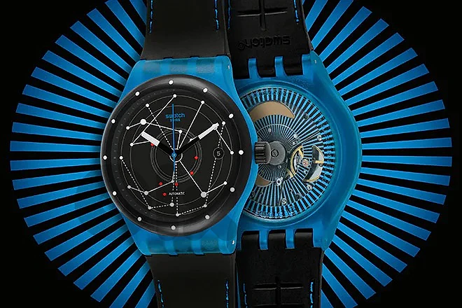 Watch swatch sistem51 Automatic 42MM like new everything swiss working fine  ساعة سواتش اوتوماتيك