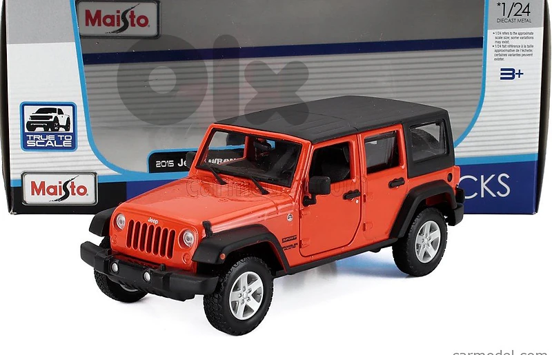 Jeep Wrangler Unlimited 2015 diecast car model 1;24