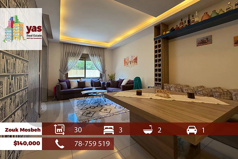 Zouk Mosbeh 130m2 | Well Maintained | New | High End | EH