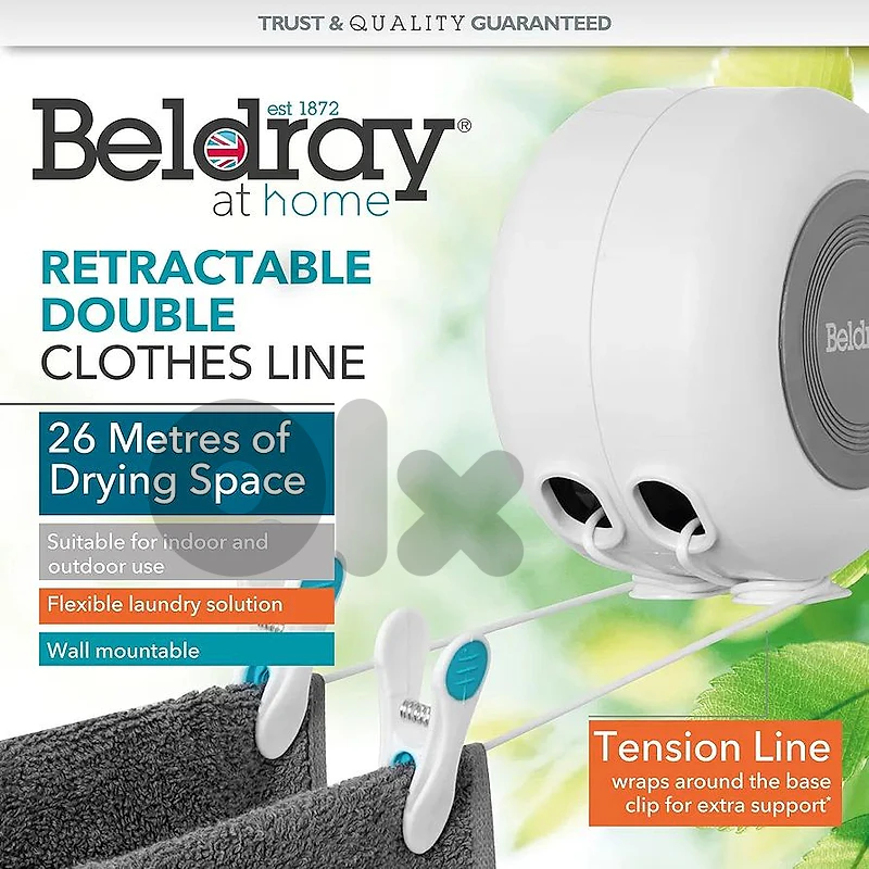 beldray retractable double clothes line