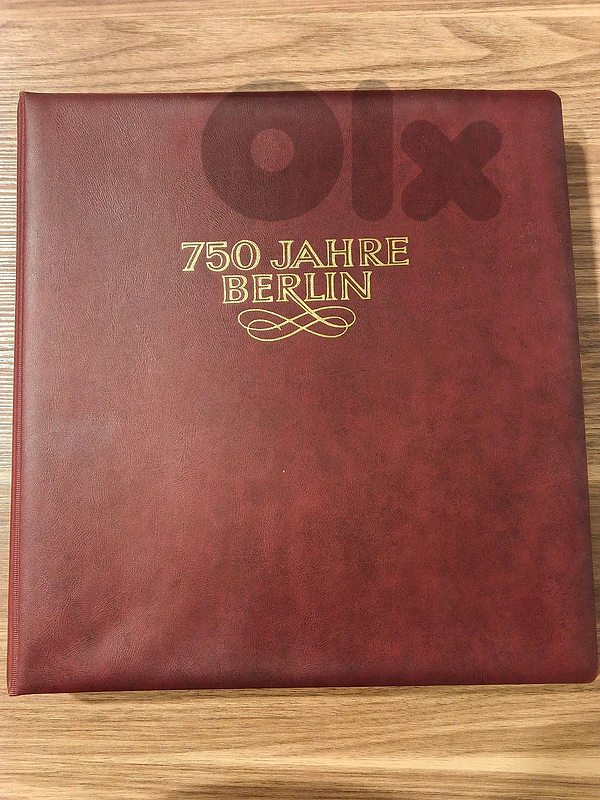 Berlin 750th anniversary official stamps كتاب ليندنر