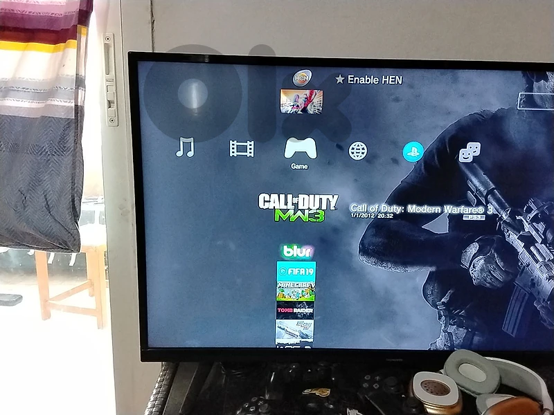 hacked ps3 with a controller