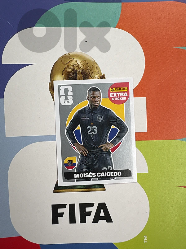 panini sticker maises caicedo
