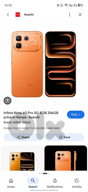 infinex note 60 pro 5G