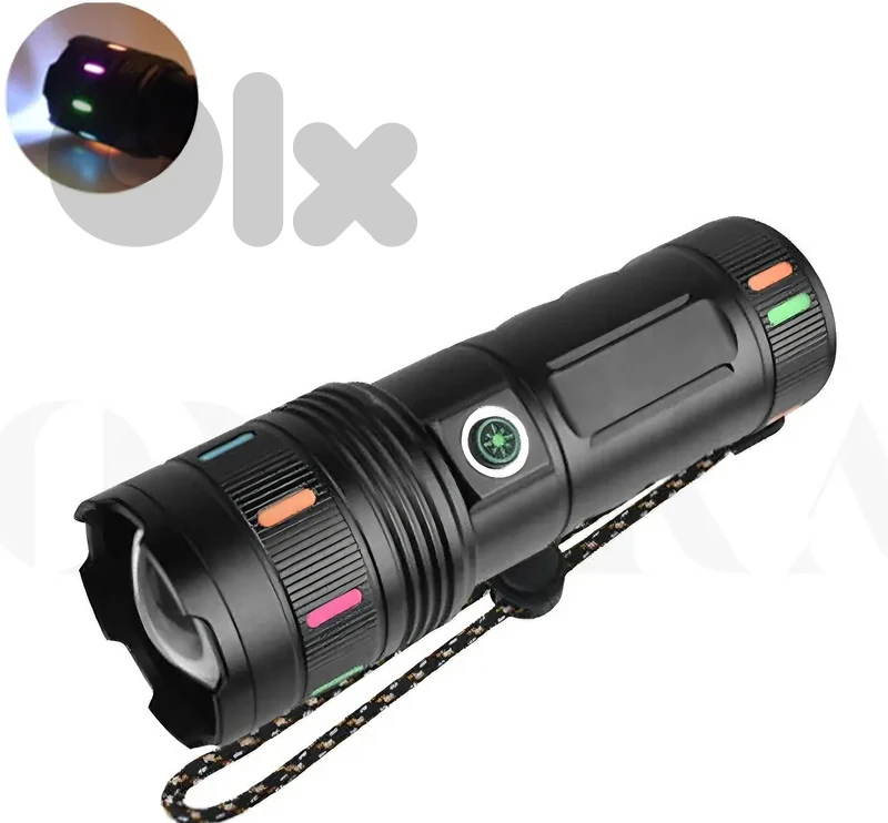 JUNFOI JF701 High Power Super Bright Flashlight-18650mah.