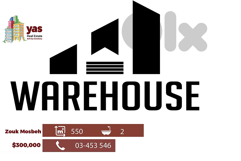 Zouk Mosbeh 550m2 | Warehouse | Prime Location | High Ceiling | EH/EL