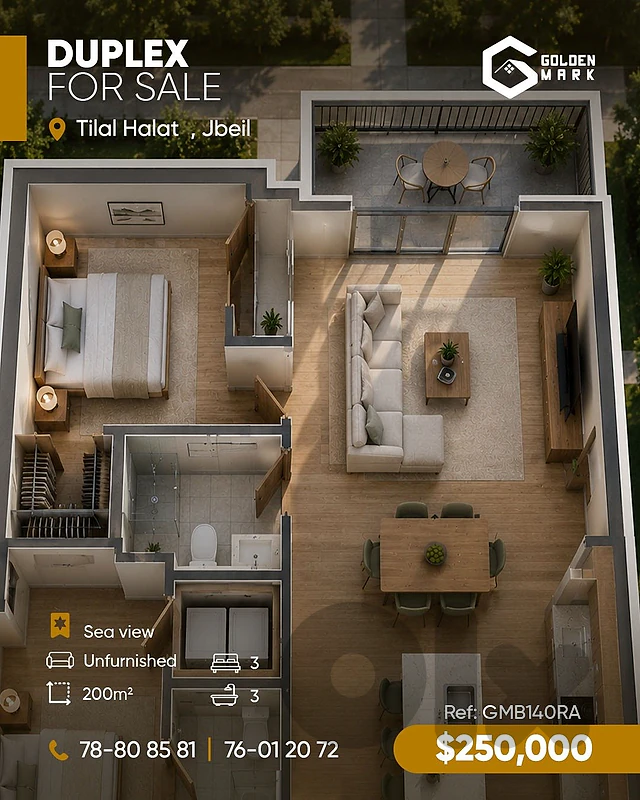 GMB140RA - Duplex for sale in  Tilal Halat  - دوبلكس للبيع في تلال حالات