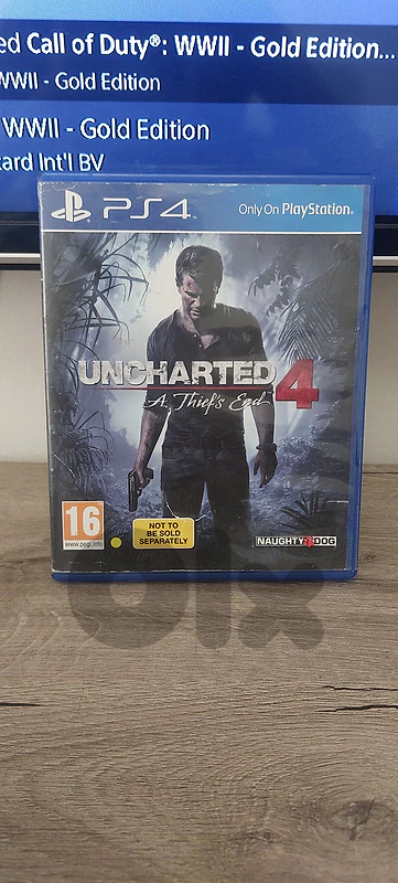Uncharted 4 used for sale for 15$