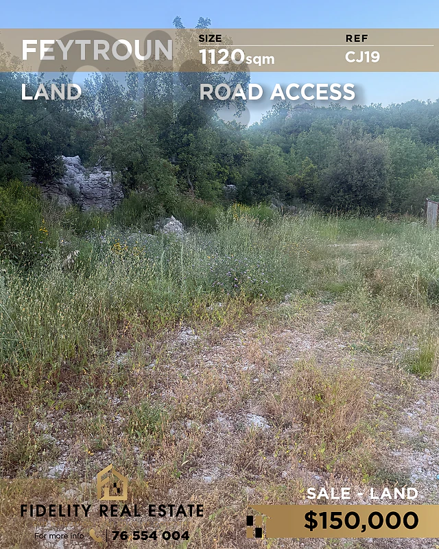 Land for sale in Feytroun CJ19 أرض للبيع في فيطرون
