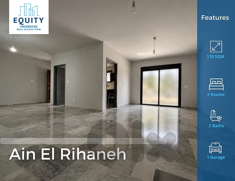 110 SQM Apartment With Terrace For Rent In Ain El Rihaneh #RK498164