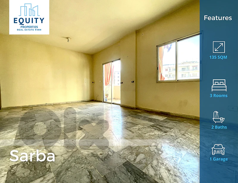 135 SQM Apartment For Sale In Sarba شقة للبيع #RK50077