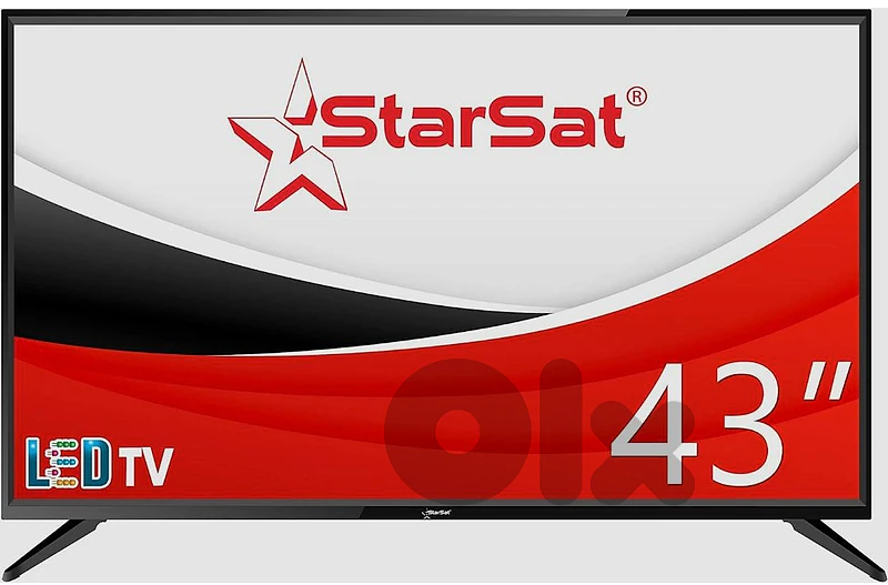 TV Starsat smart tv 43inch used 4 hours مستعمل ٤ ساعات