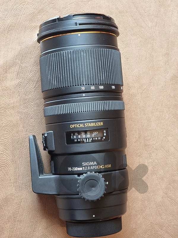 Nikon camera lens Sigma 70-200mm f/2.8 APO EX DG HSM OS - Nikon F Mount