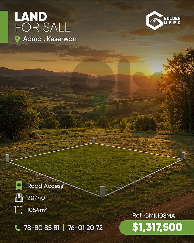 GMK108MA - Land For Sale In Adma  - أرض للبيع في أدما