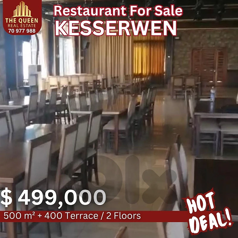 restaurent for sale in kesserwen