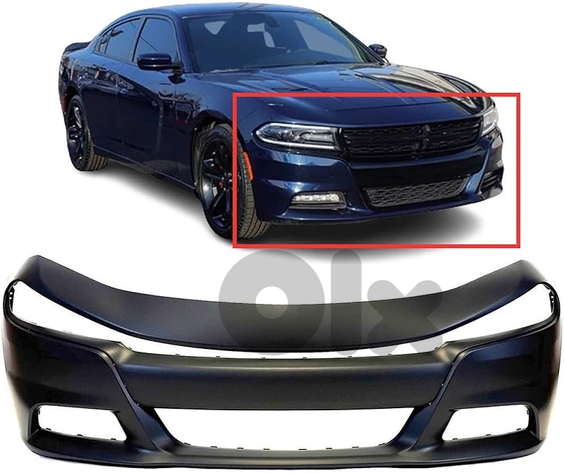 dodge charger sxt 2019 body ( front - rear and engine hood)