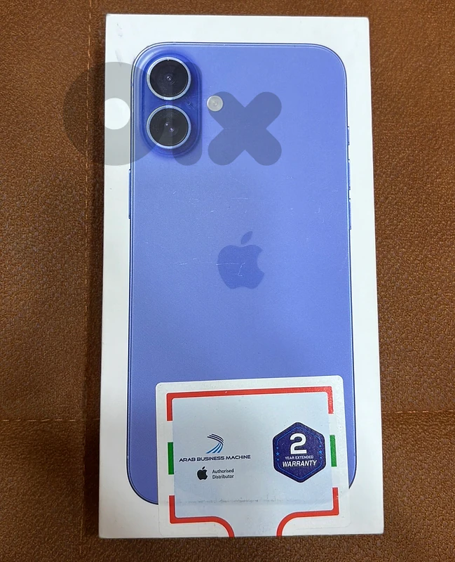 iphone 16 plus 128gb blue battery 100% mesh mafkouk abadan ba3do jdid