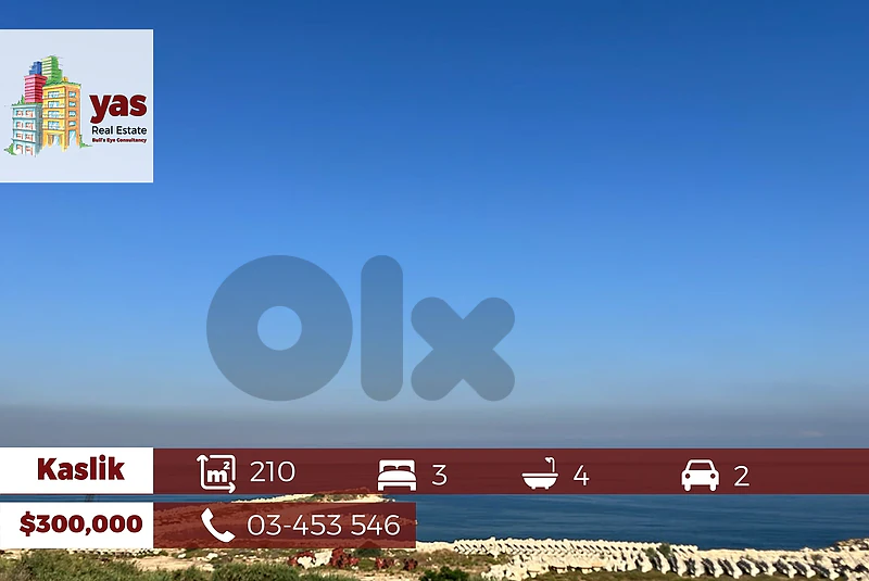 Kaslik 210m2 | Super Luxury | Sea View | Privat Street | TYT |