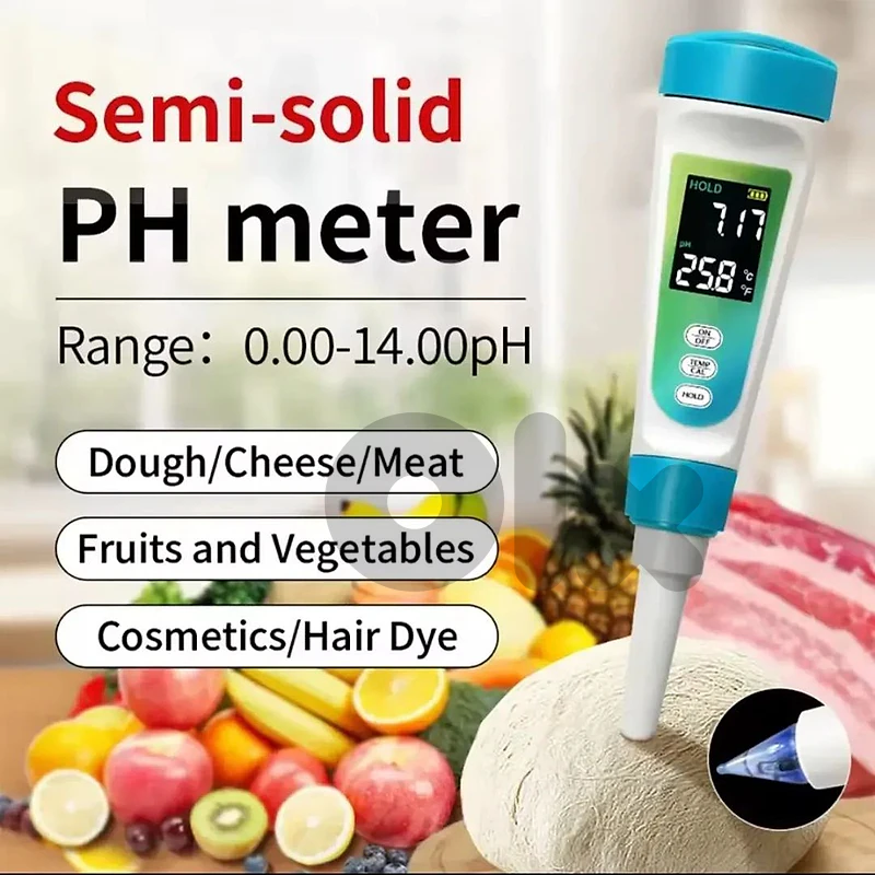 Cosmetic and industrial pH meter