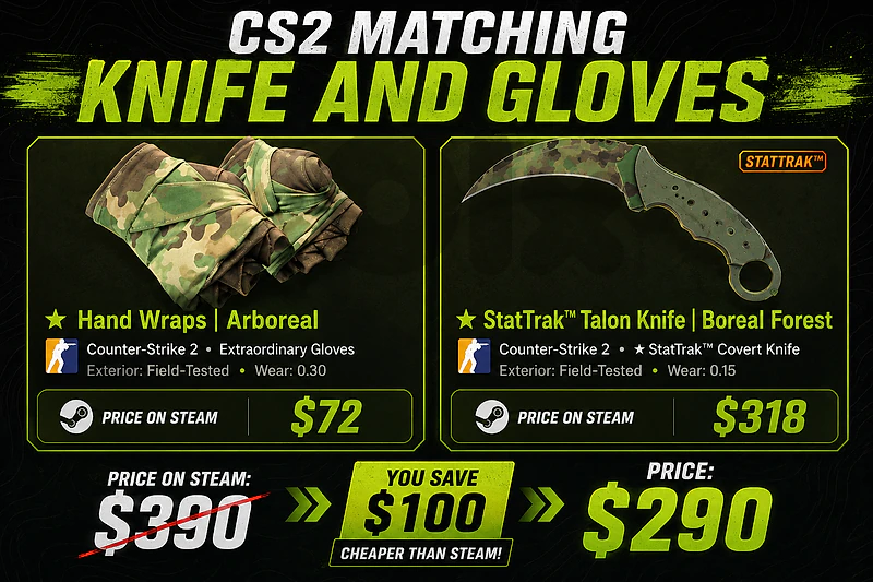 CS2 Matching Knife and Gloves