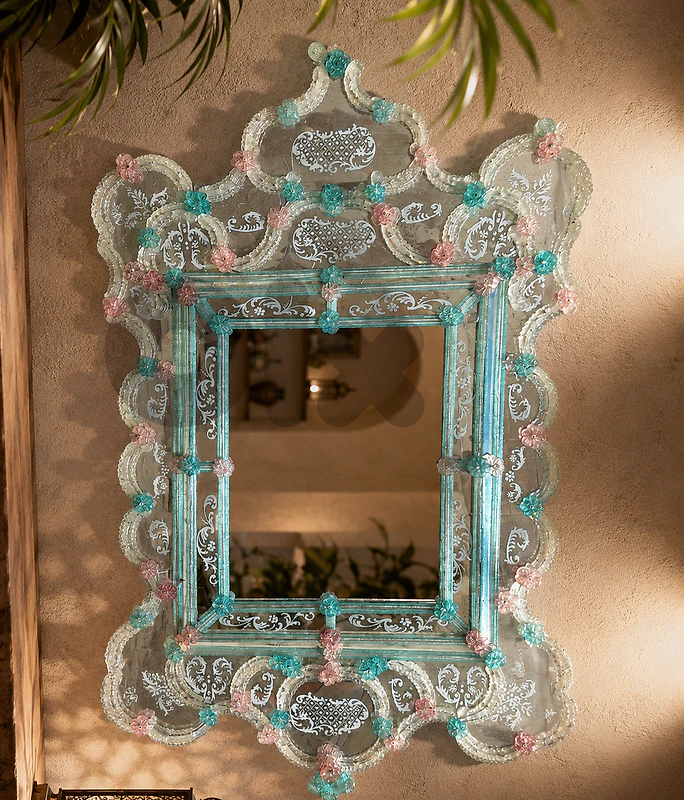 vintage mirror Murano hand made big size