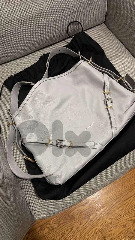 Givenchy Voyou Medium Bag Light Gray New