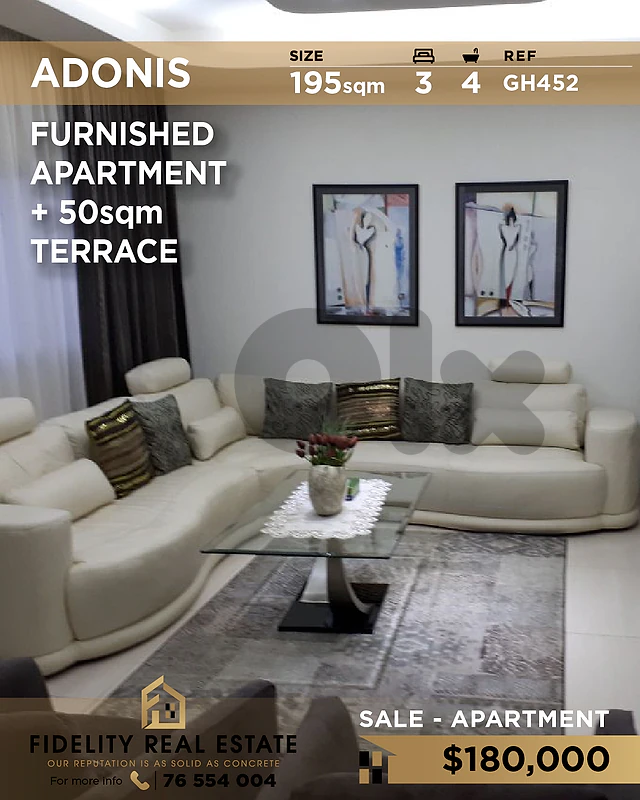 Apartment for sale in Adonis GH452 شقة للبيع في أدونيس
