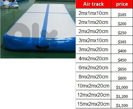Airtrack gymnastics equipments