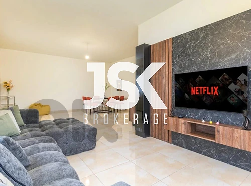 L21653 Fully Furnished Mountain View Apartment For Rent in Batroun