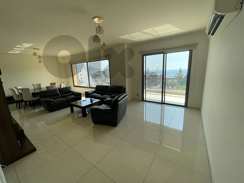 Furnished & Stunning Sea-View Apartment for Rent in Ghazir.