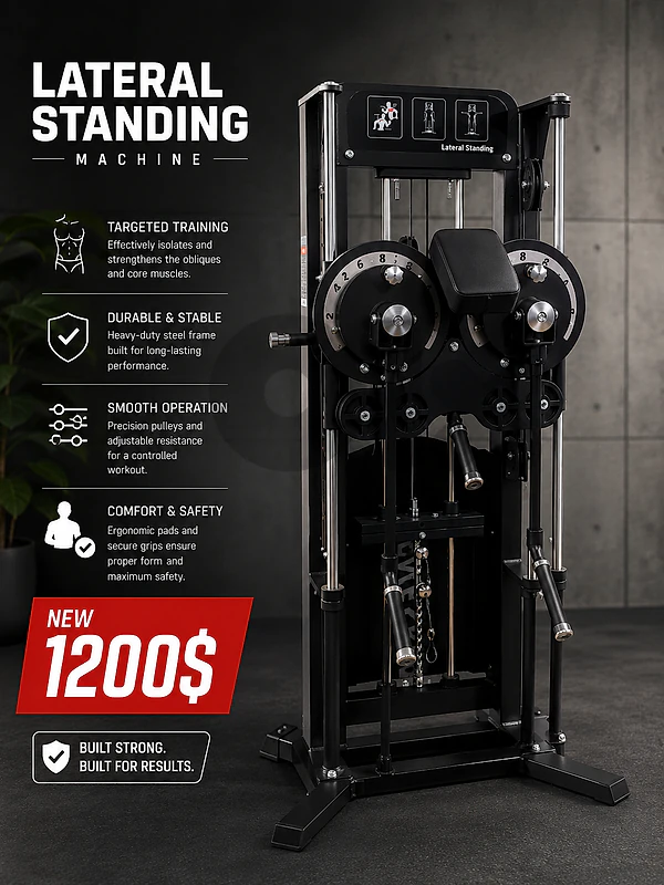 Lateral standing machine new 1200$