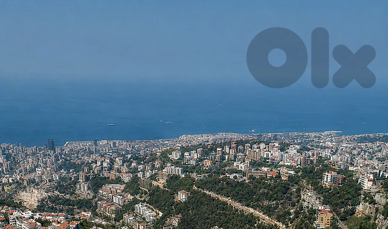 1075 SQM Land in Rabweh, Metn with Breathtaking Sea and Mountain View