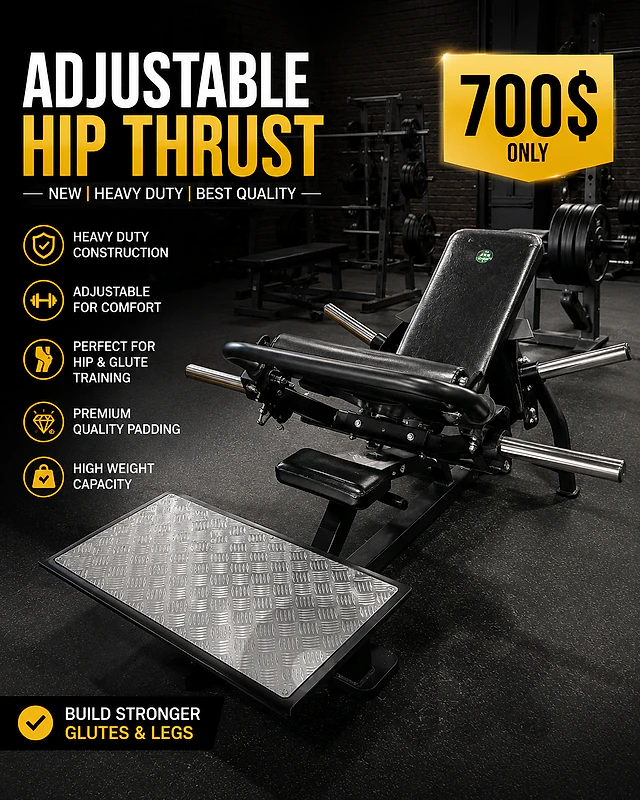 Hip trust new adjustable heavy duty best quality 700$